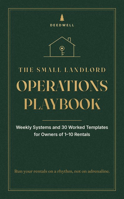 The Small Landlord Operations Playbook cover