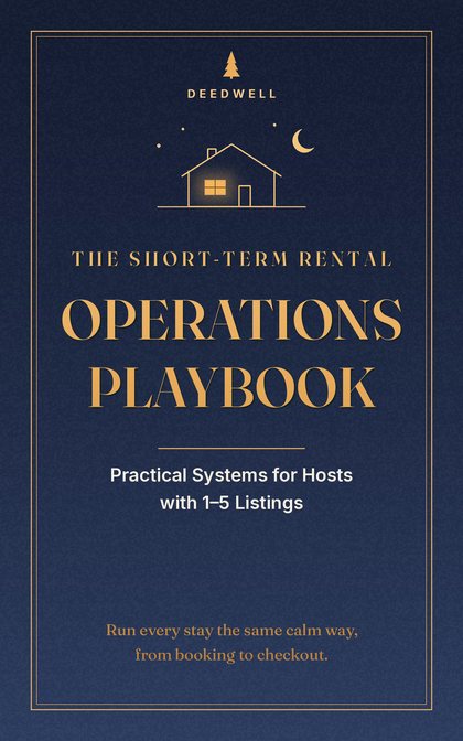 The Short-Term Rental Operations Playbook cover